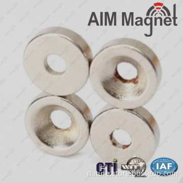 countersink neodymium magnet 20mm diameter x 3mm thick